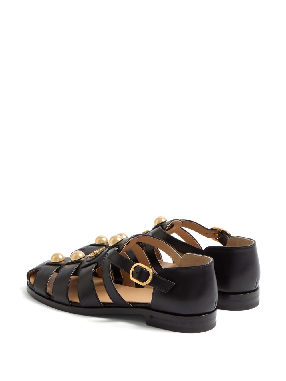 Valentino Garavani Vlogo Signature Fisherman Sandal In 20mm Calfskin Valentino Garavani