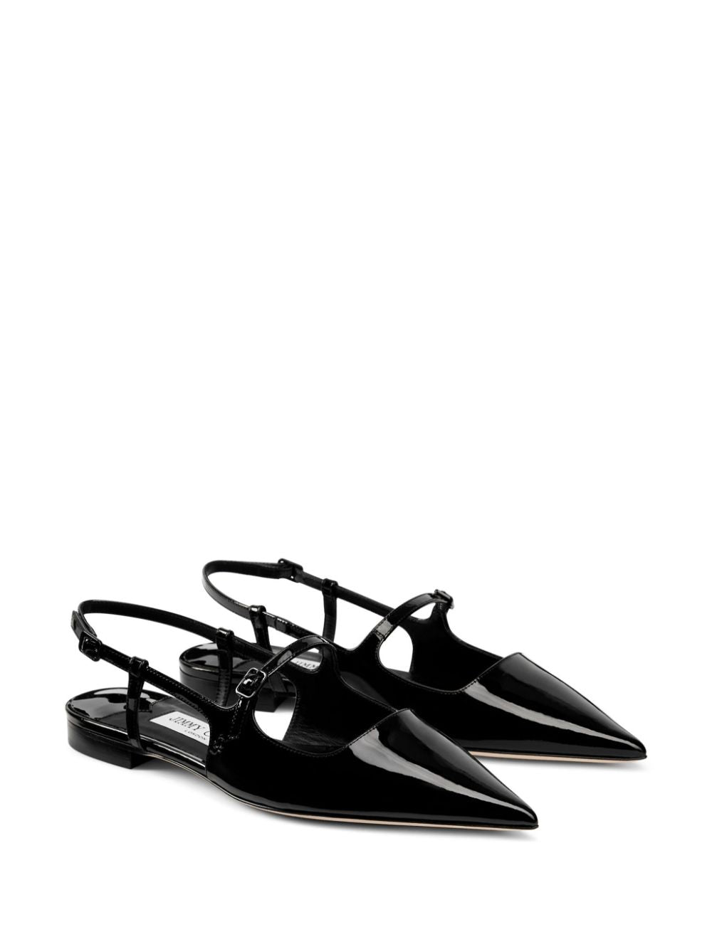 Jimmy Choo Didi Flat Patent Leather Low Shoes Jimmy Choo