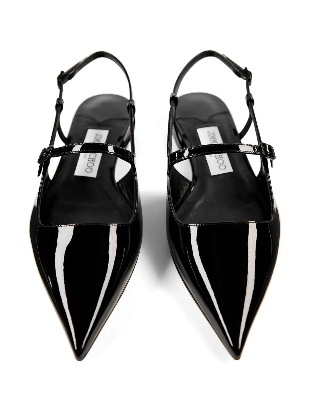 Jimmy Choo Didi Flat Patent Leather Low Shoes Jimmy Choo