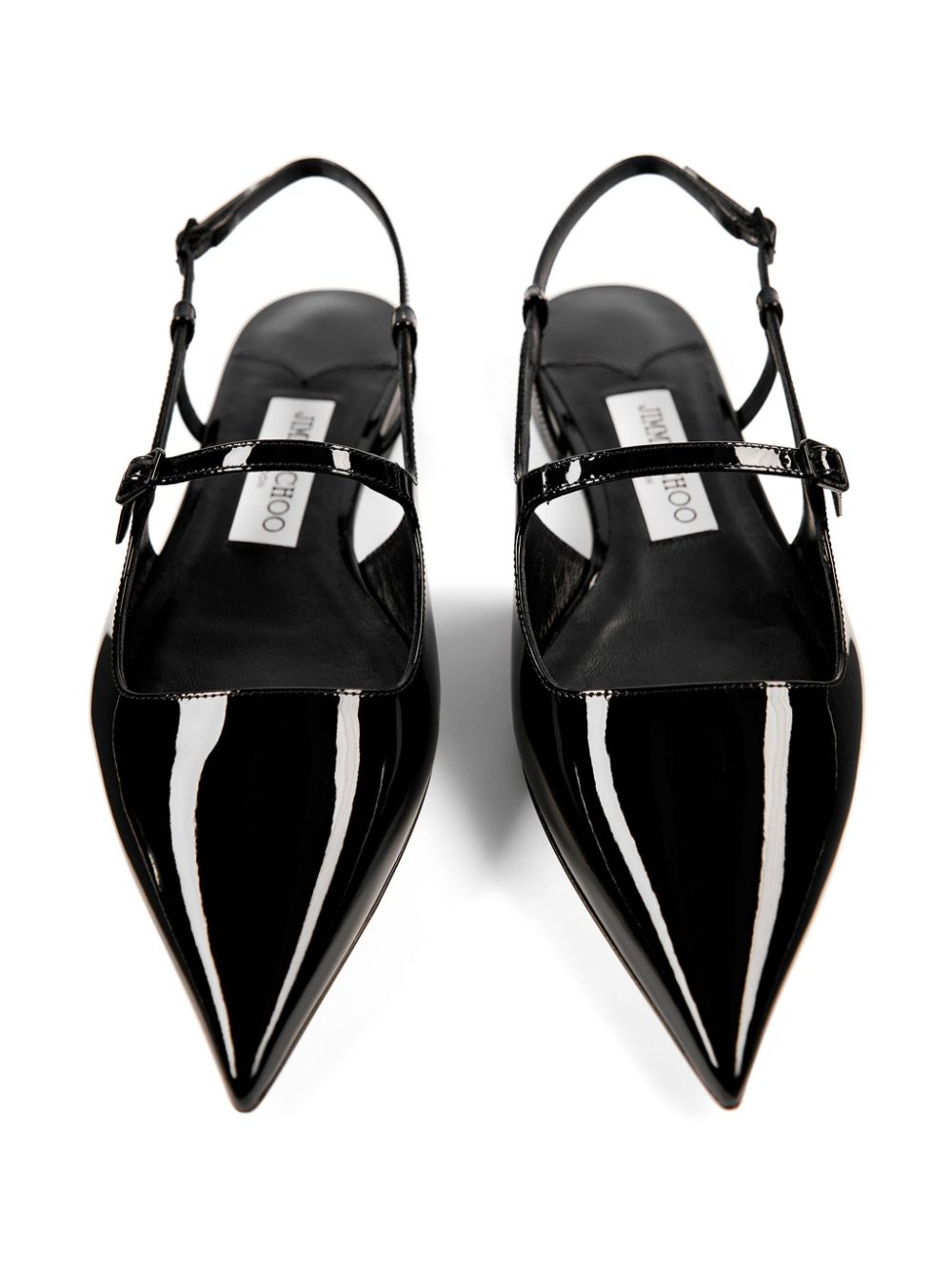 Jimmy Choo Didi Flat Patent Leather Low Shoes Jimmy Choo