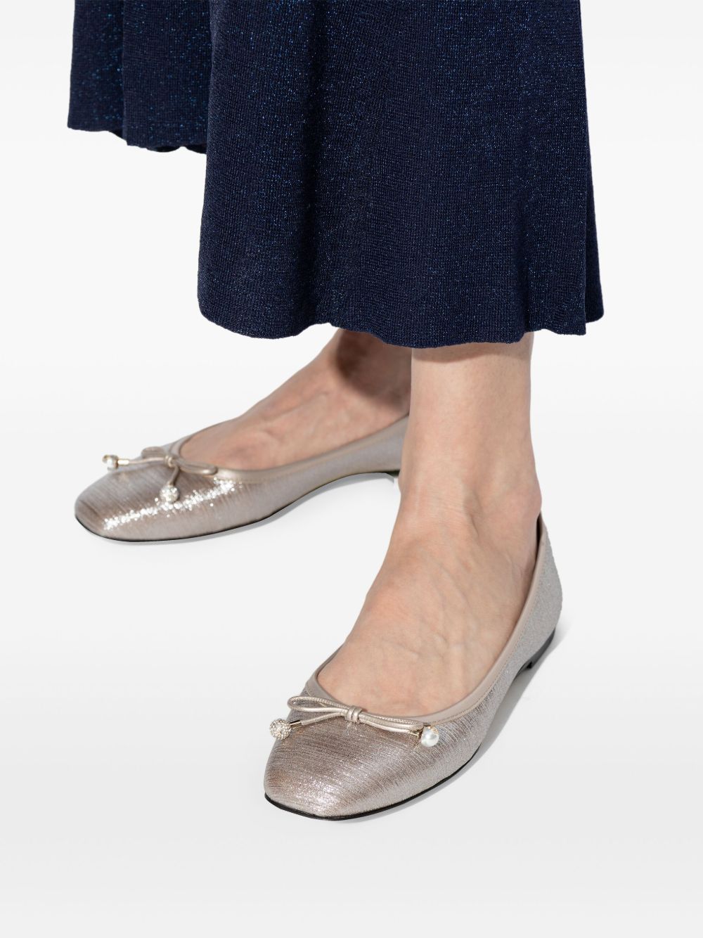 Jimmy Choo Elme Flat with Pearl embellishment Jimmy Choo