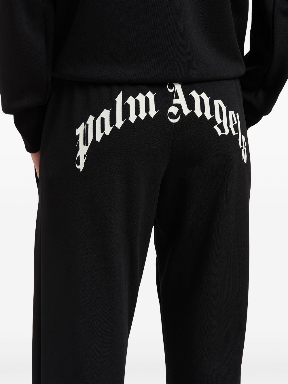 Palm Angels curved logo track pants Palm Angels