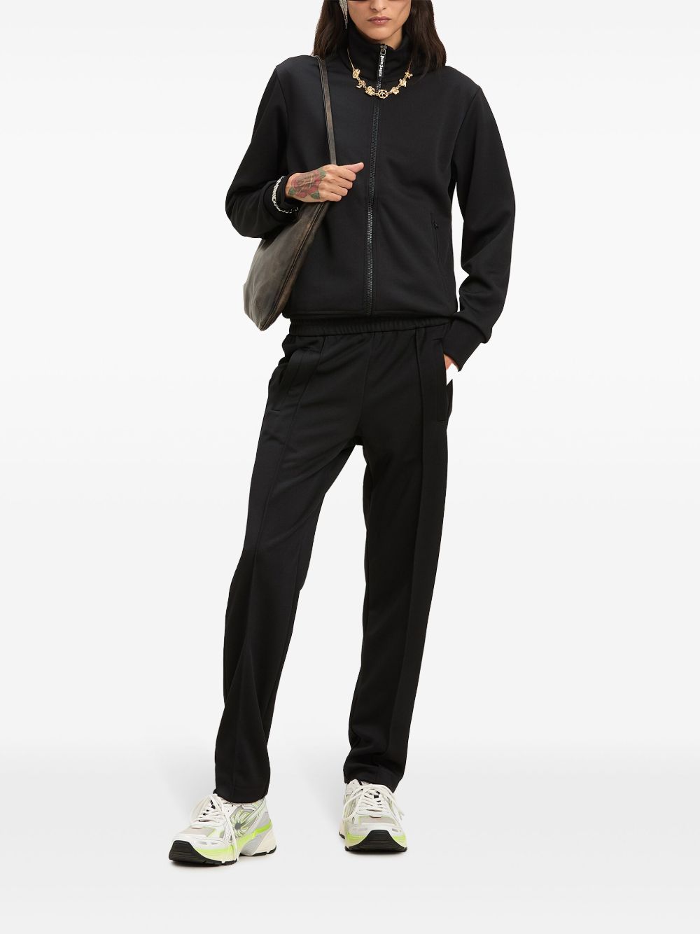 Palm Angels curved logo track pants Palm Angels