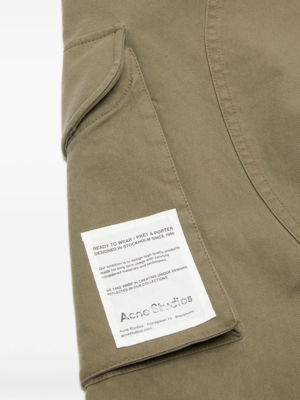 Acne Studios Trousers Green Acne Studios