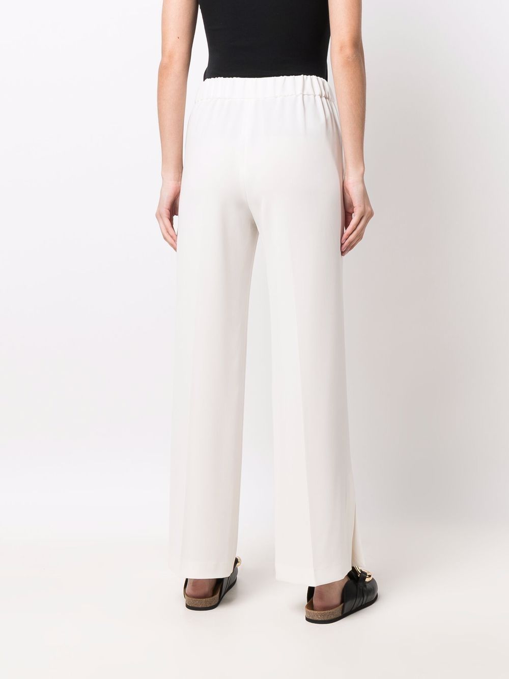 Alberto Biani White Cady Elasticated Trousers Alberto Biani