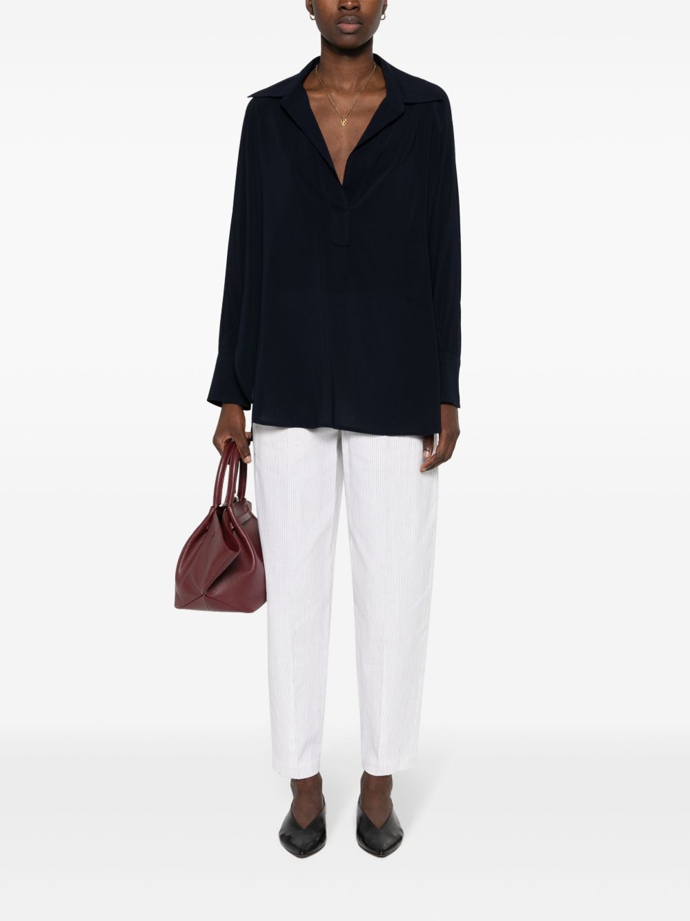 Alberto Biani georgette blouse Alberto Biani