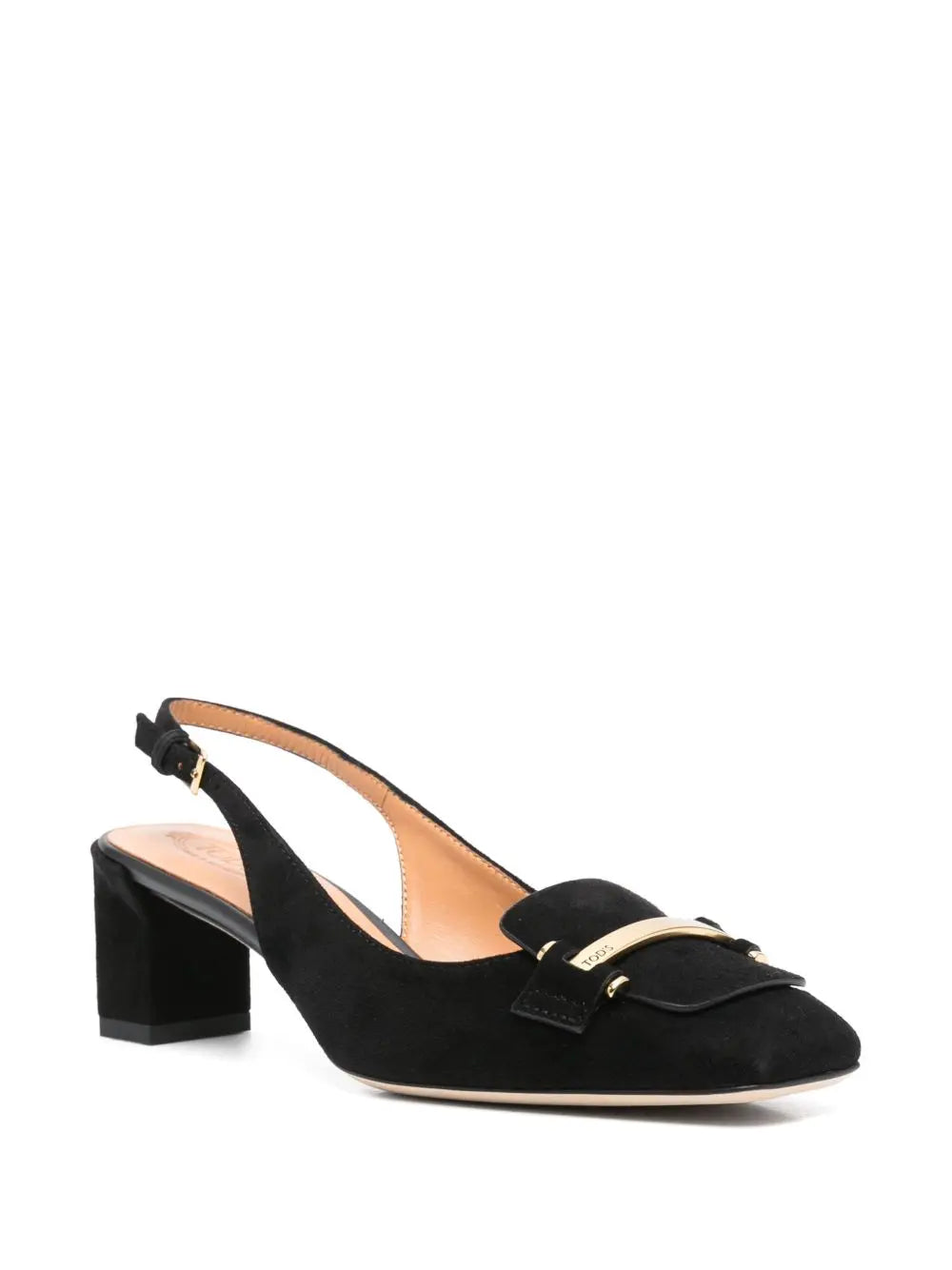 Tod's 50mm Suede Pumps with Back Strap Tod'S