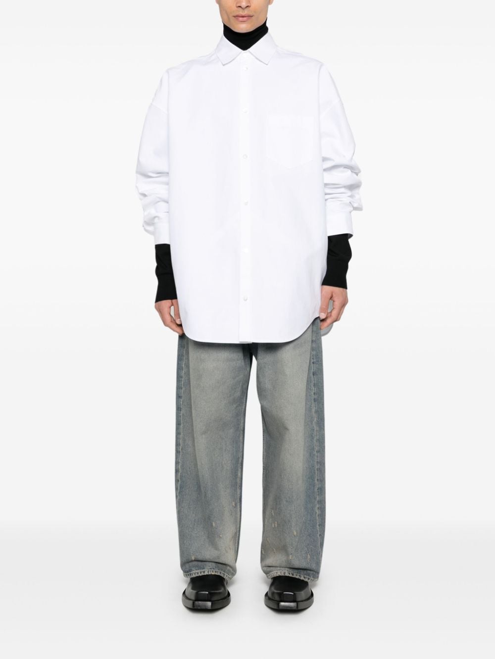 Balenciaga Shirts White Balenciaga