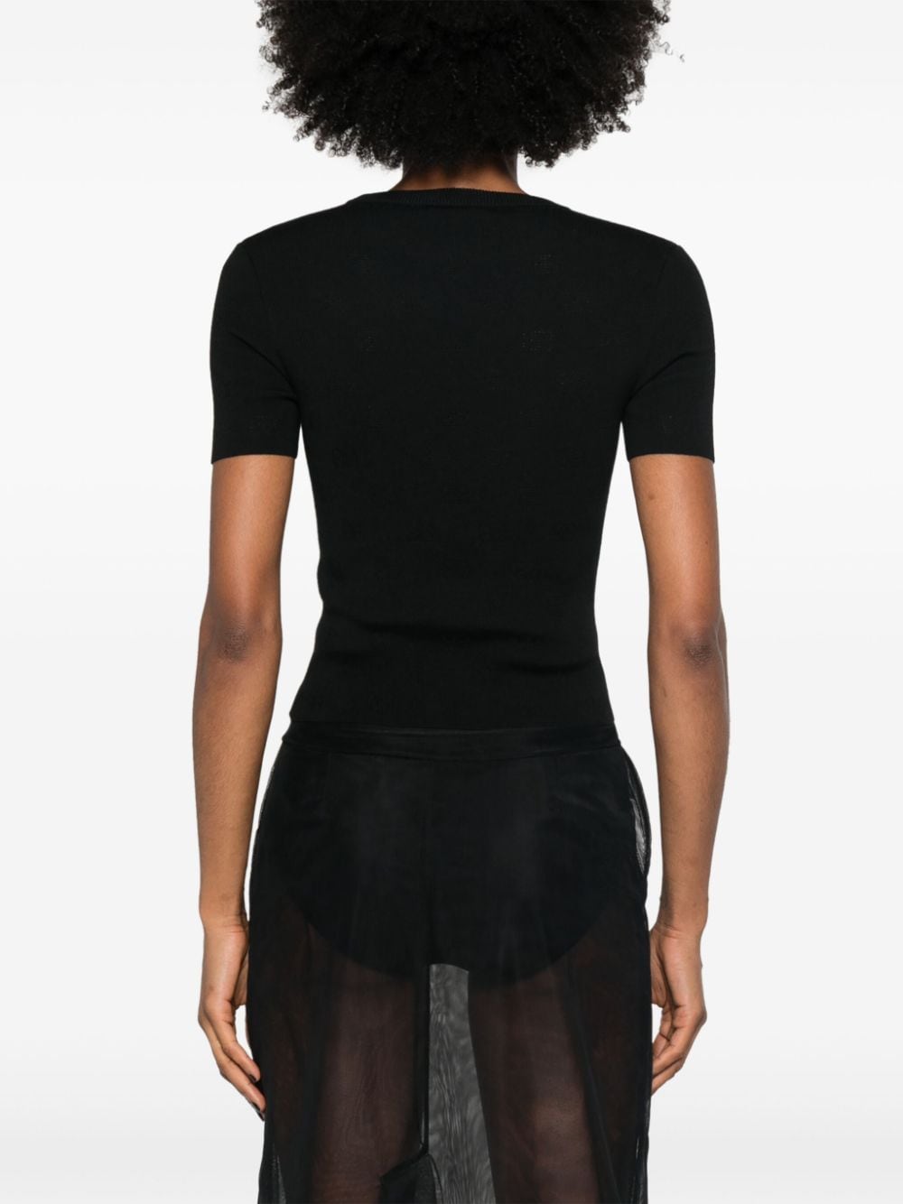 Balenciaga Perforated BB T-shirt Balenciaga