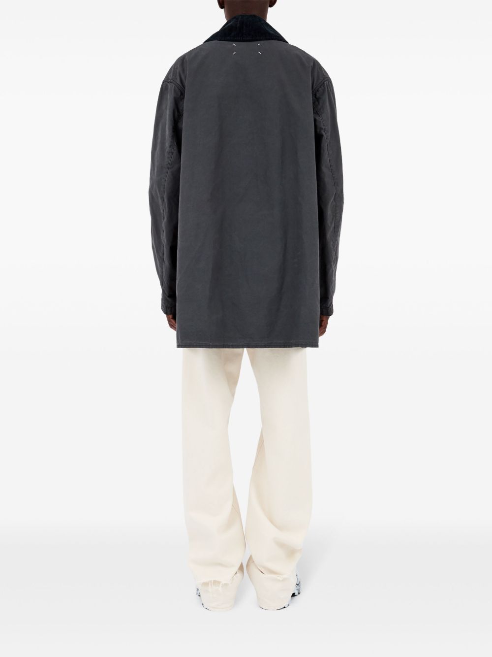 Maison Margiela Double Breasted Cotton Jacket Maison Margiela