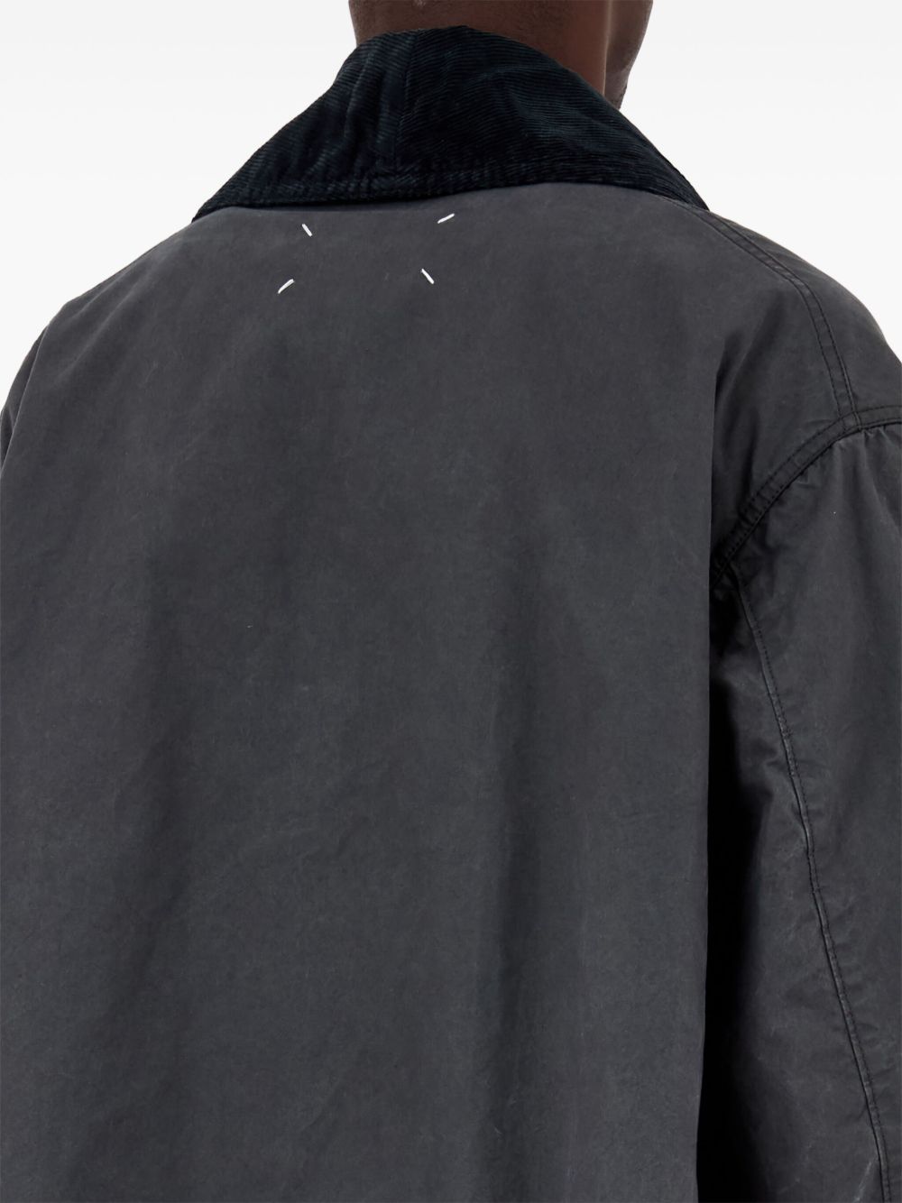 Maison Margiela Double Breasted Cotton Jacket Maison Margiela