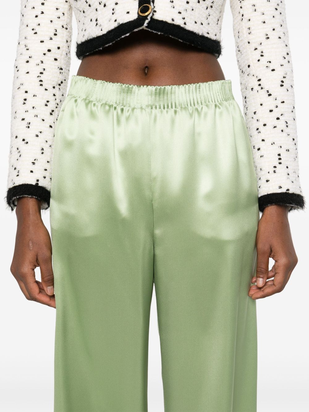 Valentino wide leg silk trousers Valentino