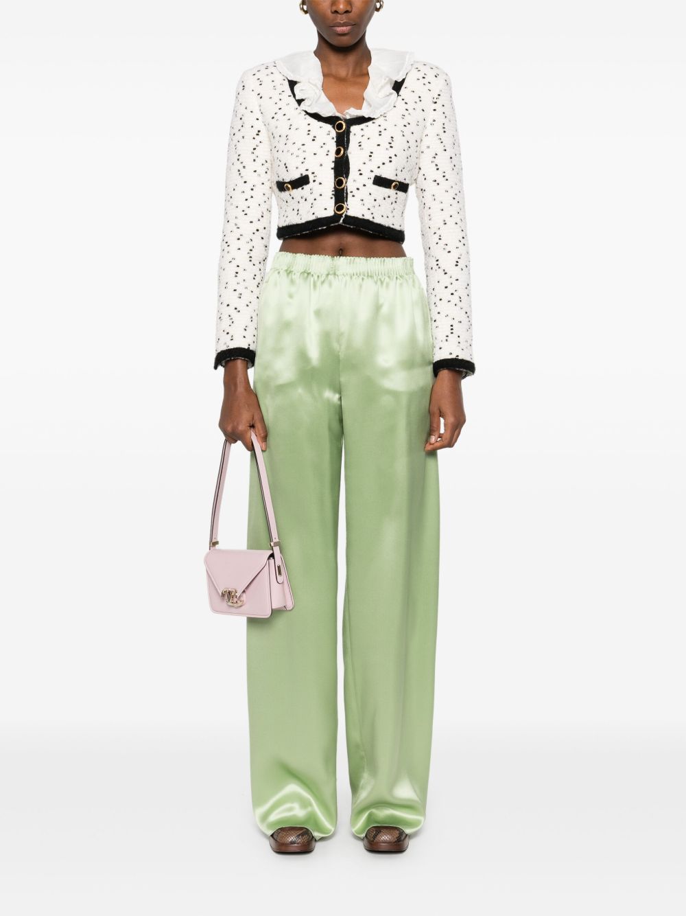 Valentino wide leg silk trousers Valentino