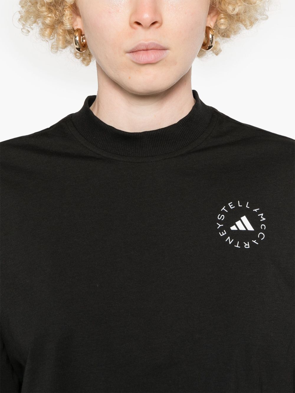 Adidas By Stella McCartney Planet Sport Cropped T-Shirt Adidas By Stella McCartney