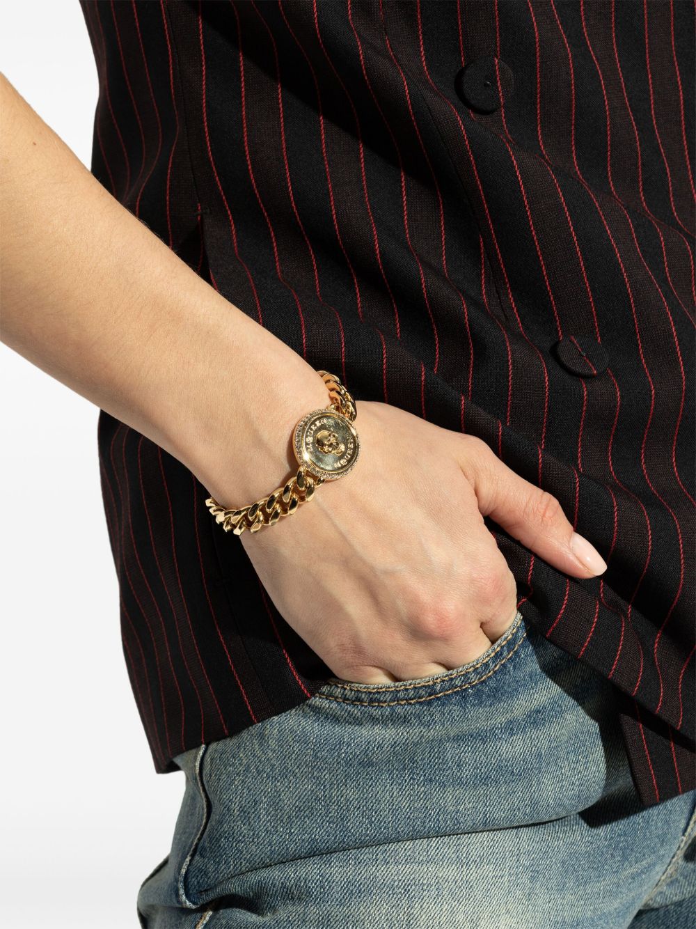 Alexander McQueen Sovereign Skull bracelet Alexander Mcqueen
