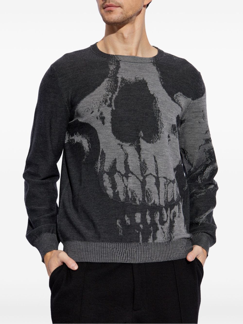 Alexander McQueen Sweaters Grey Alexander Mcqueen