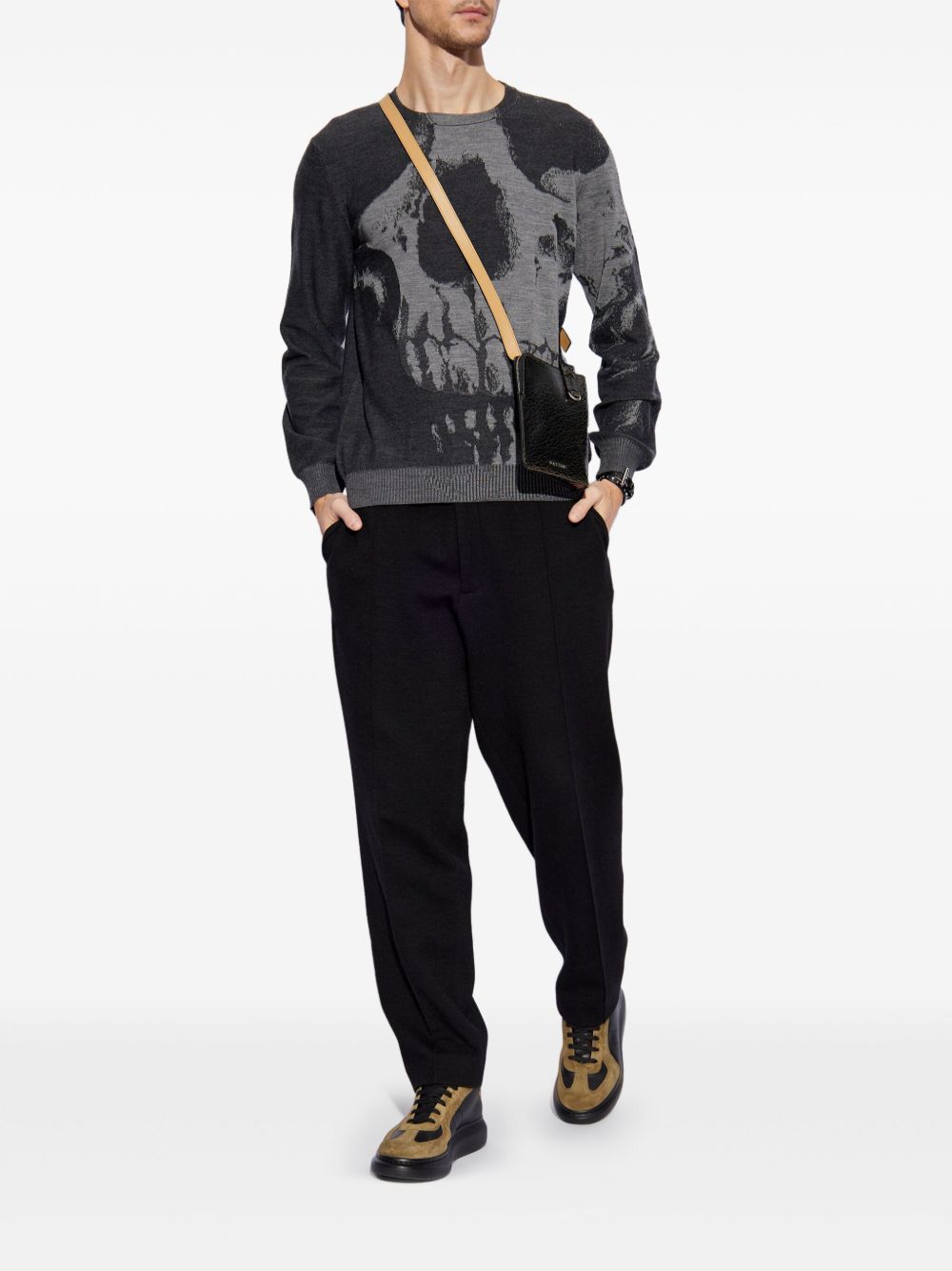Alexander McQueen Sweaters Grey Alexander Mcqueen