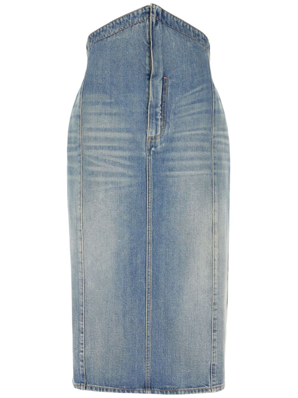 Alexander McQueen Denim midi skirt Alexander Mcqueen