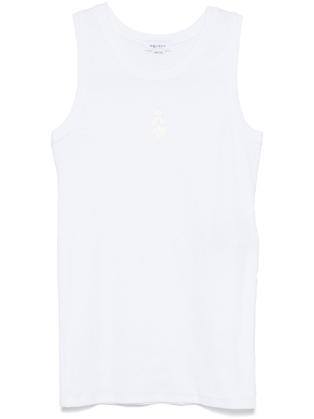 Alexander McQueen Skull-embroidered tank top Alexander McQueen