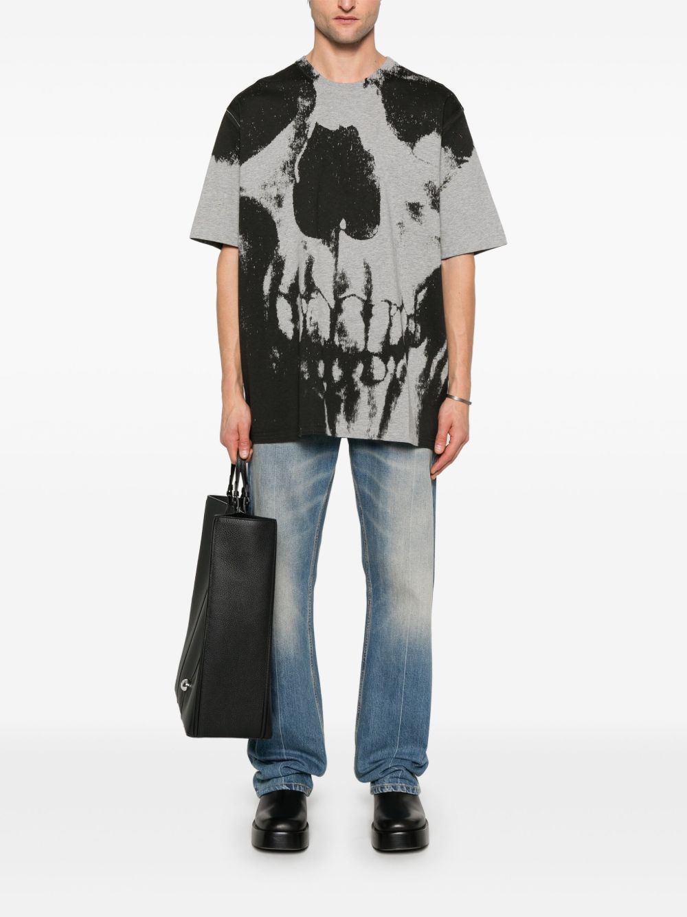 Alexander McQueen T-shirts and Polos Grey - Gallerias