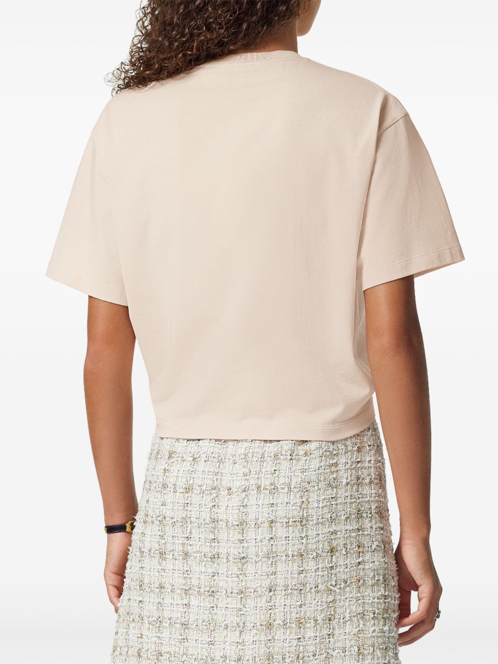 Versace 1978 Re-Edition Logo Safety Pin Short T-Shirt Versace