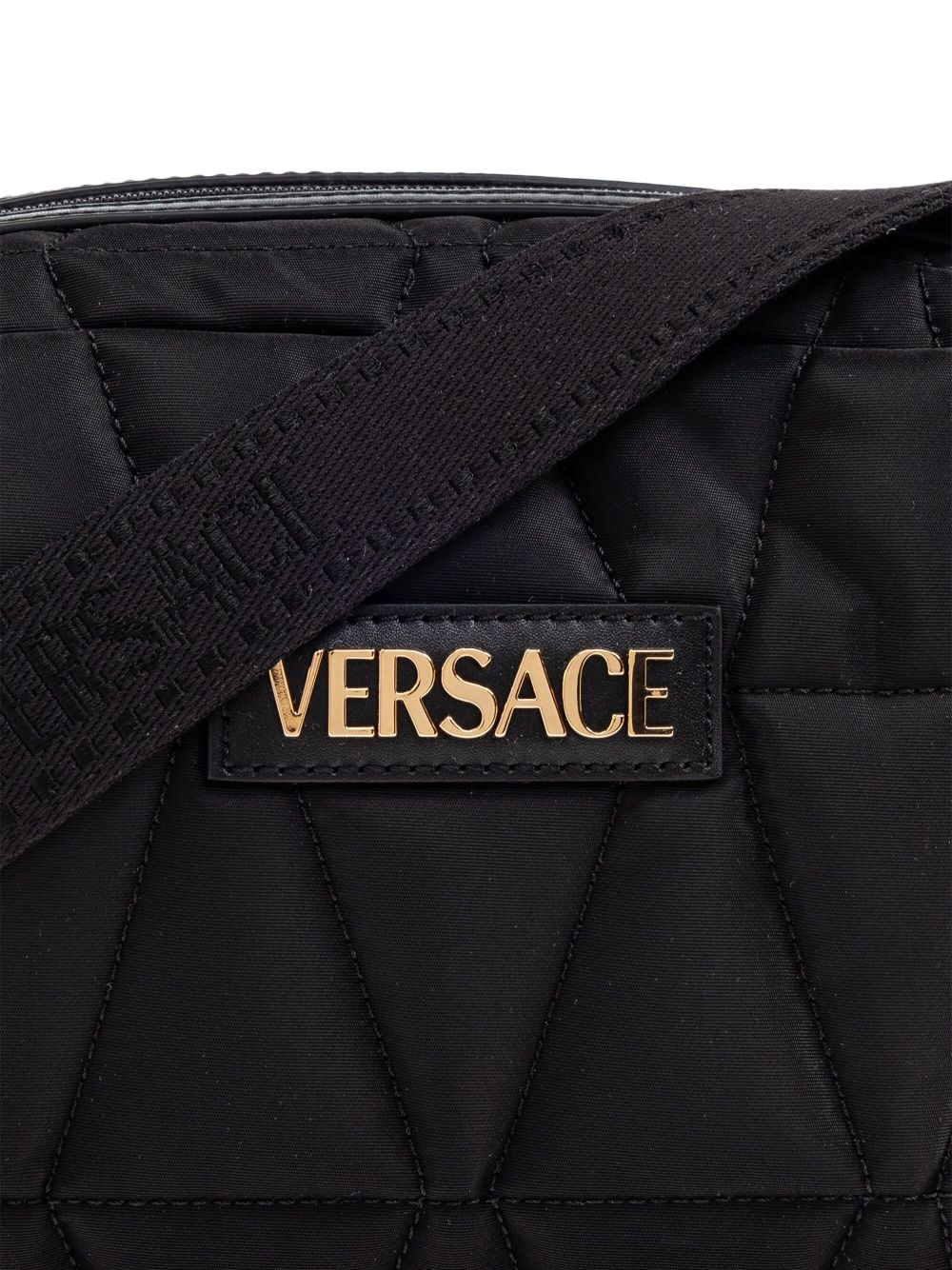 Versace shoulder bag with applied logo Versace