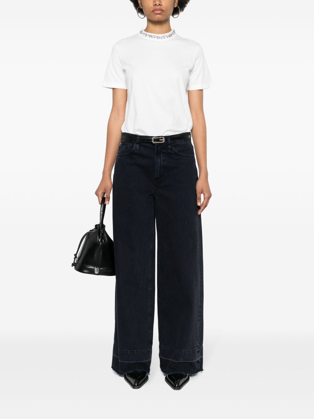 Golden Goose rhinestone-embellished Cotton T-shirt Golden Goose