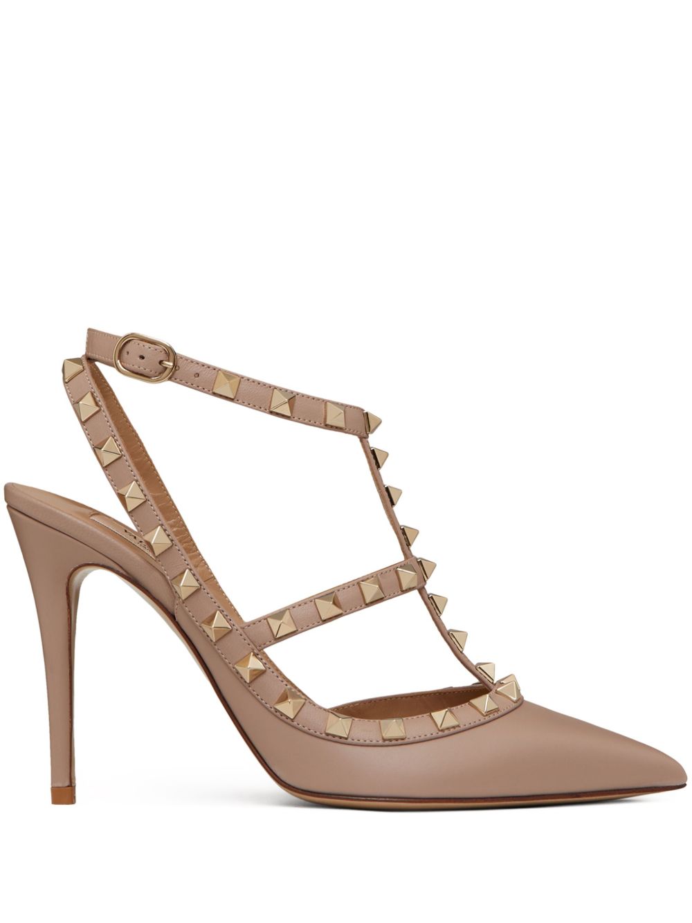 Valentino Garavani Rockstud Décolleté With 100mm Straps Valentino Garavani