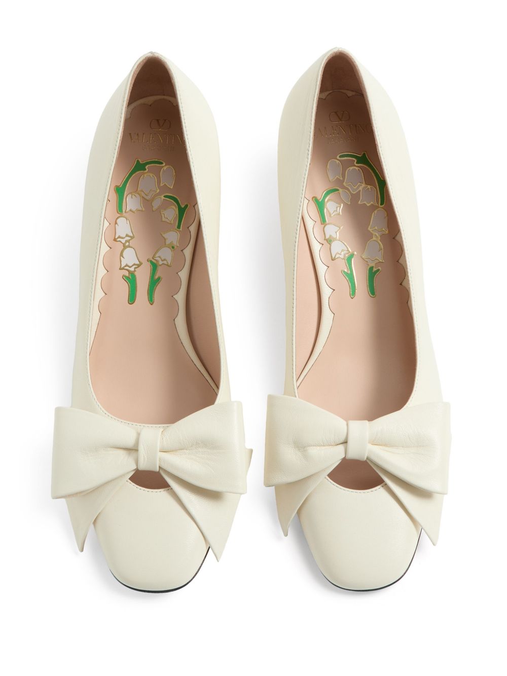 Valentino Garavani Bowow Décolleté In Kid 45mm Valentino Garavani