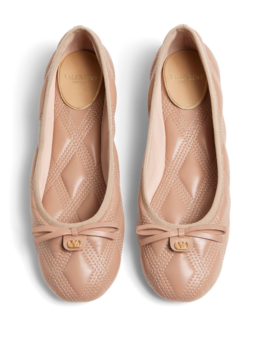 Valentino Garavani Quiltie 67 Ballerina in quilted nappa Valentino Garavani