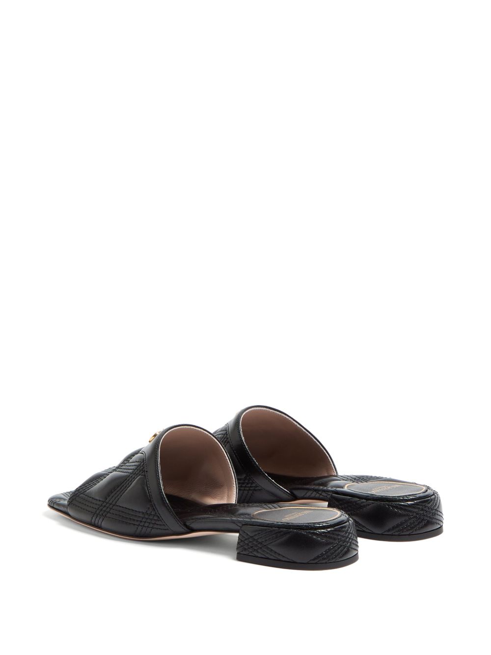 Valentino Garavani Quiltie 67 Slide Sandal in 60mm Quilted Nappa Leather Valentino Garavani