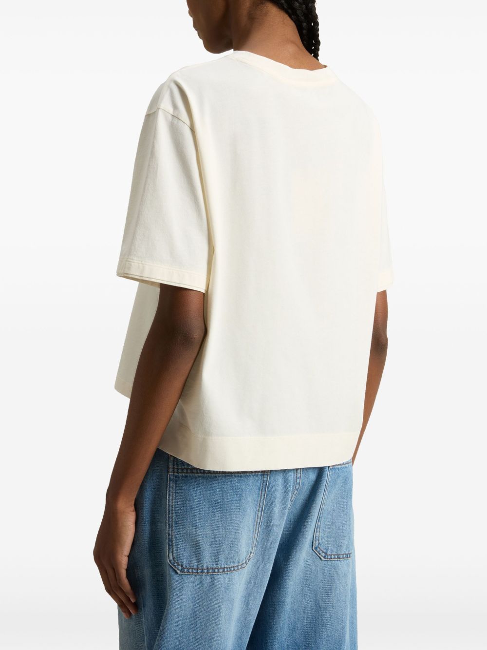 Woolrich Pure Pima Cotton T-Shirt with Logo Woolrich