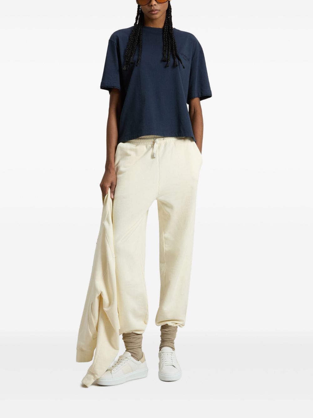 Woolrich Pure Pima Cotton T-Shirt with Logo Woolrich