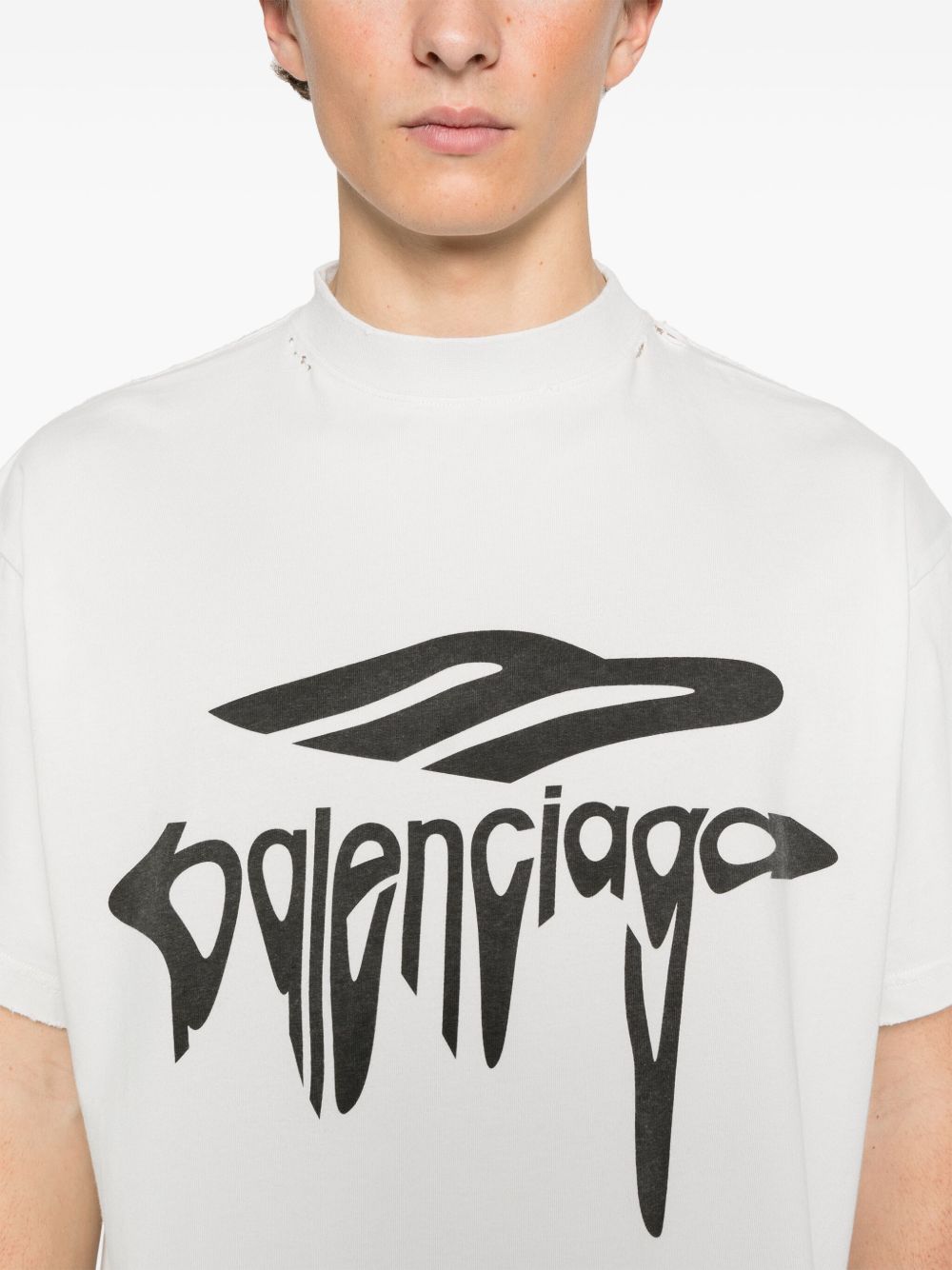 Balenciaga Graphic-print cotton T-shirt Balenciaga