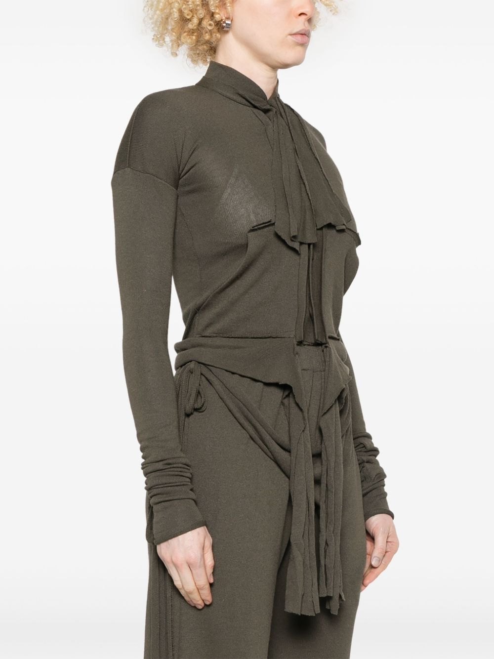 Ottolinger deconstructed cardigan Ottolinger