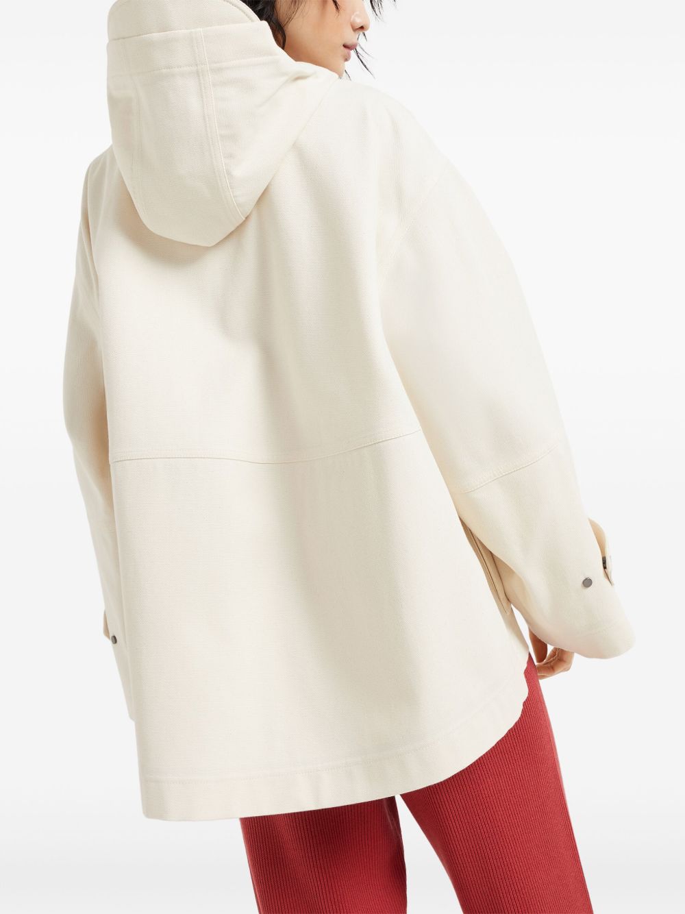 Brunello Cucinelli Coats White Brunello Cucinelli