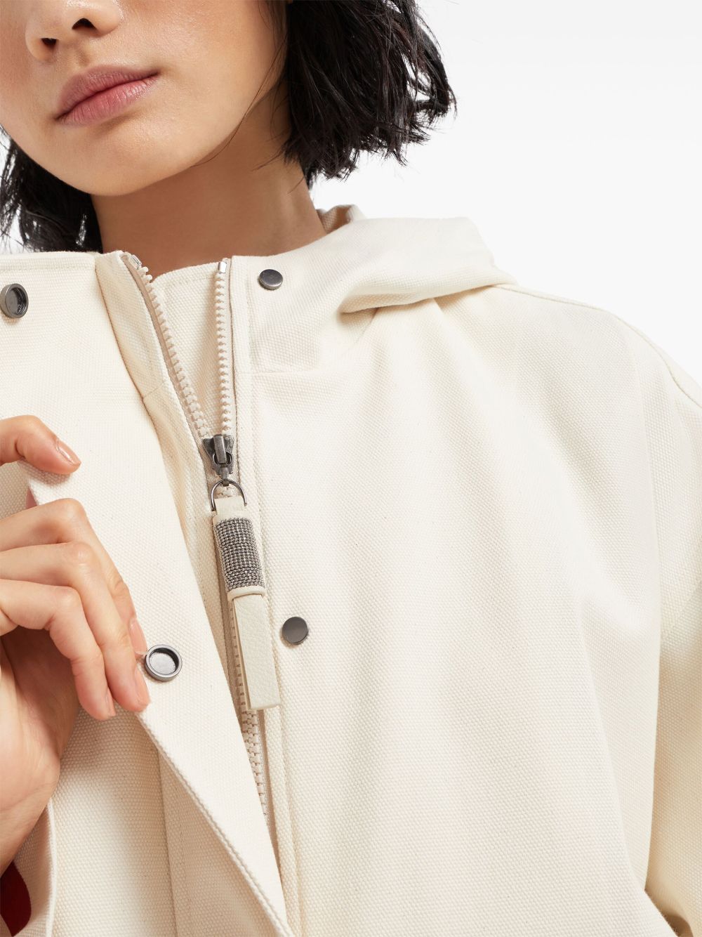 Brunello Cucinelli Coats White Brunello Cucinelli