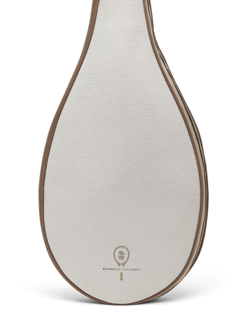 Brunello Cucinelli Canvas racket holder with logo Brunello Cucinelli