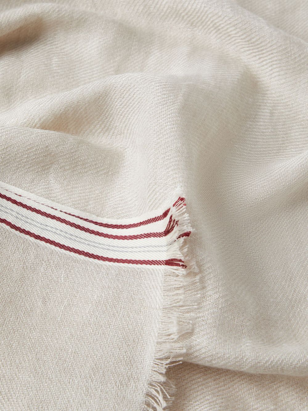 Brunello Cucinelli fringed scarf Brunello Cucinelli