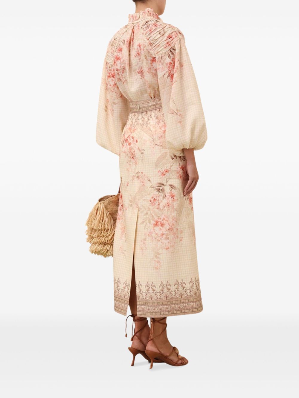 Zimmermann Illuminate Pencil Midi Skirt Zimmermann