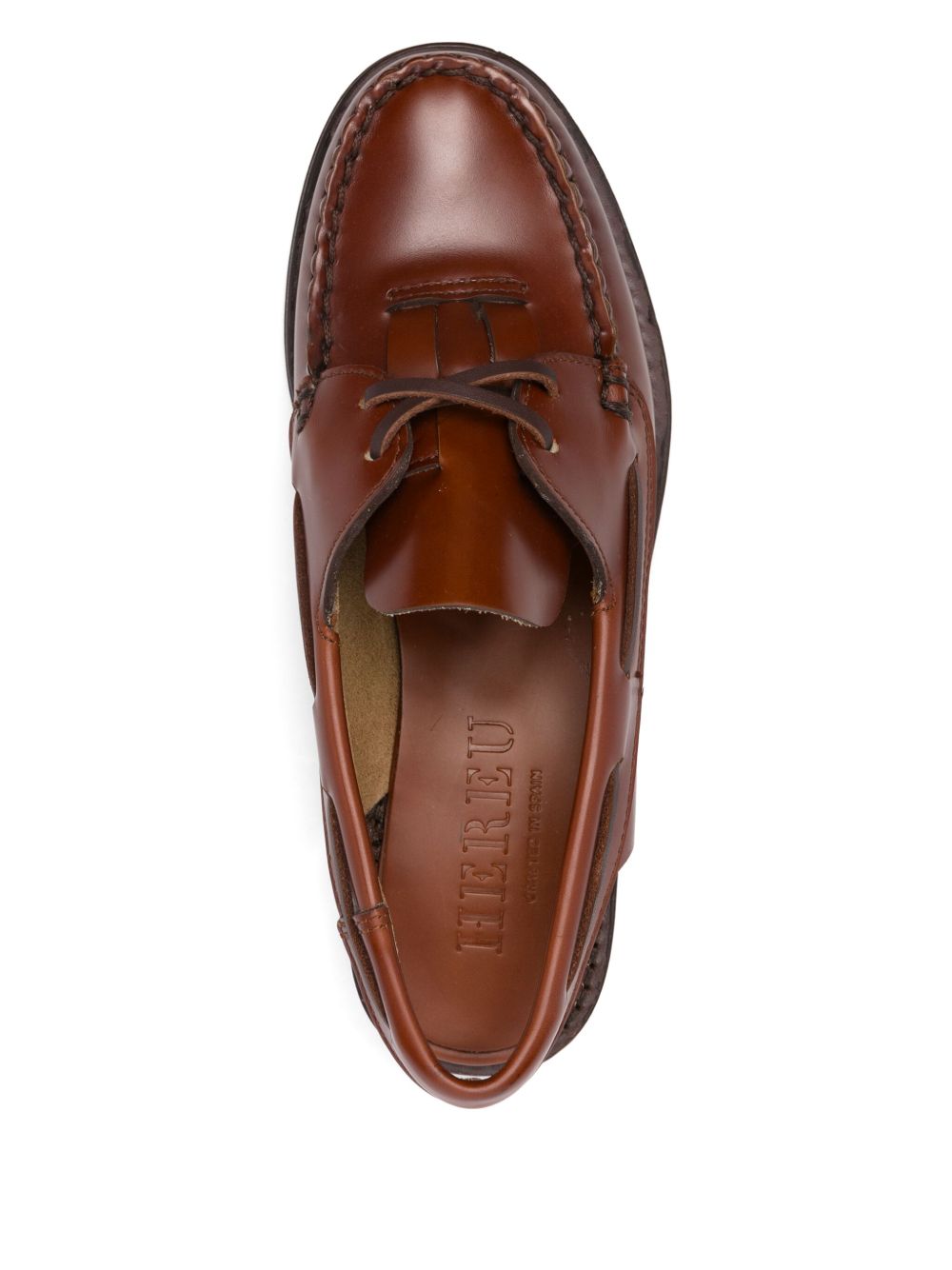 HEREU Flat shoes Leather Brown Hereu