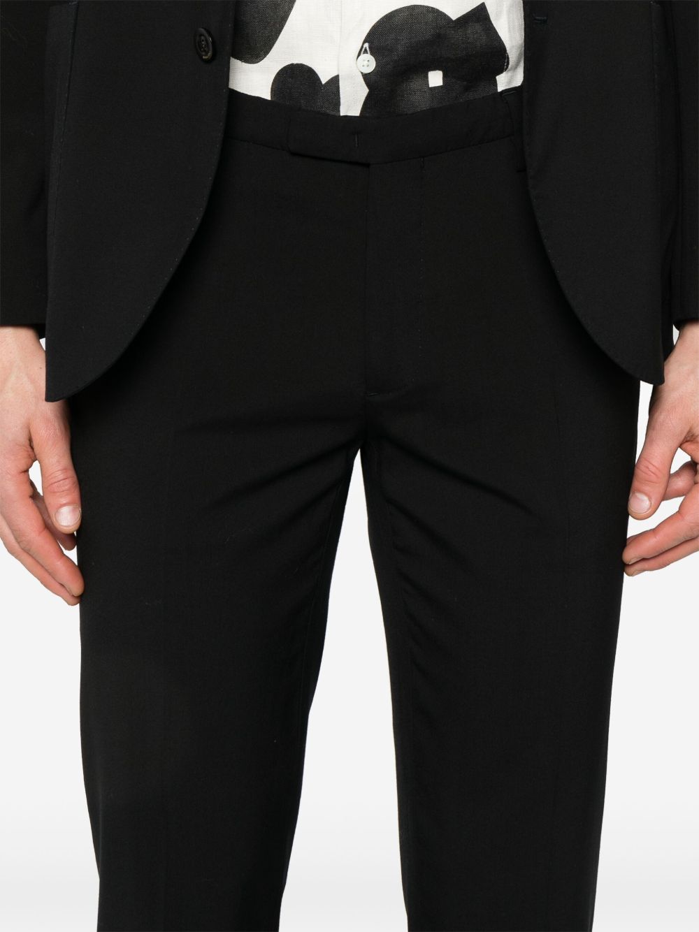 Boglioli Single Breasted Two Button Navy Blue Suit Boglioli