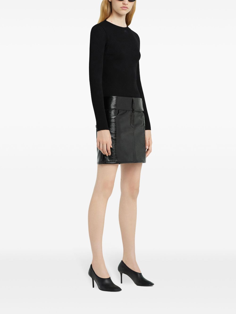 Courreges Pre Courrèges belted mini skirt Courreges Pre