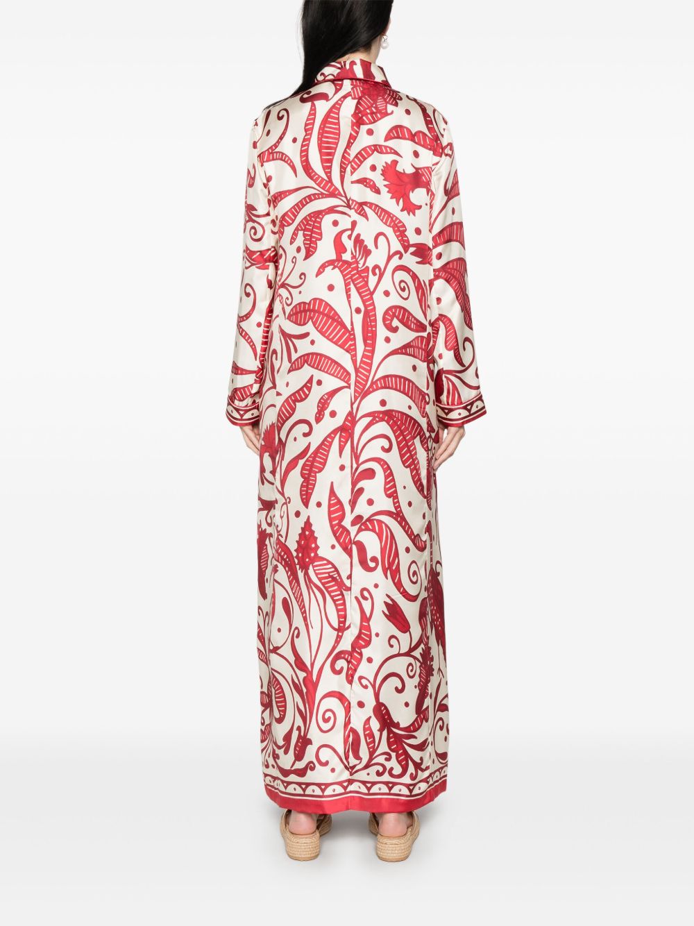 F.R.S . F.R.S. Silk crepe long kaftan dress F.R.S .