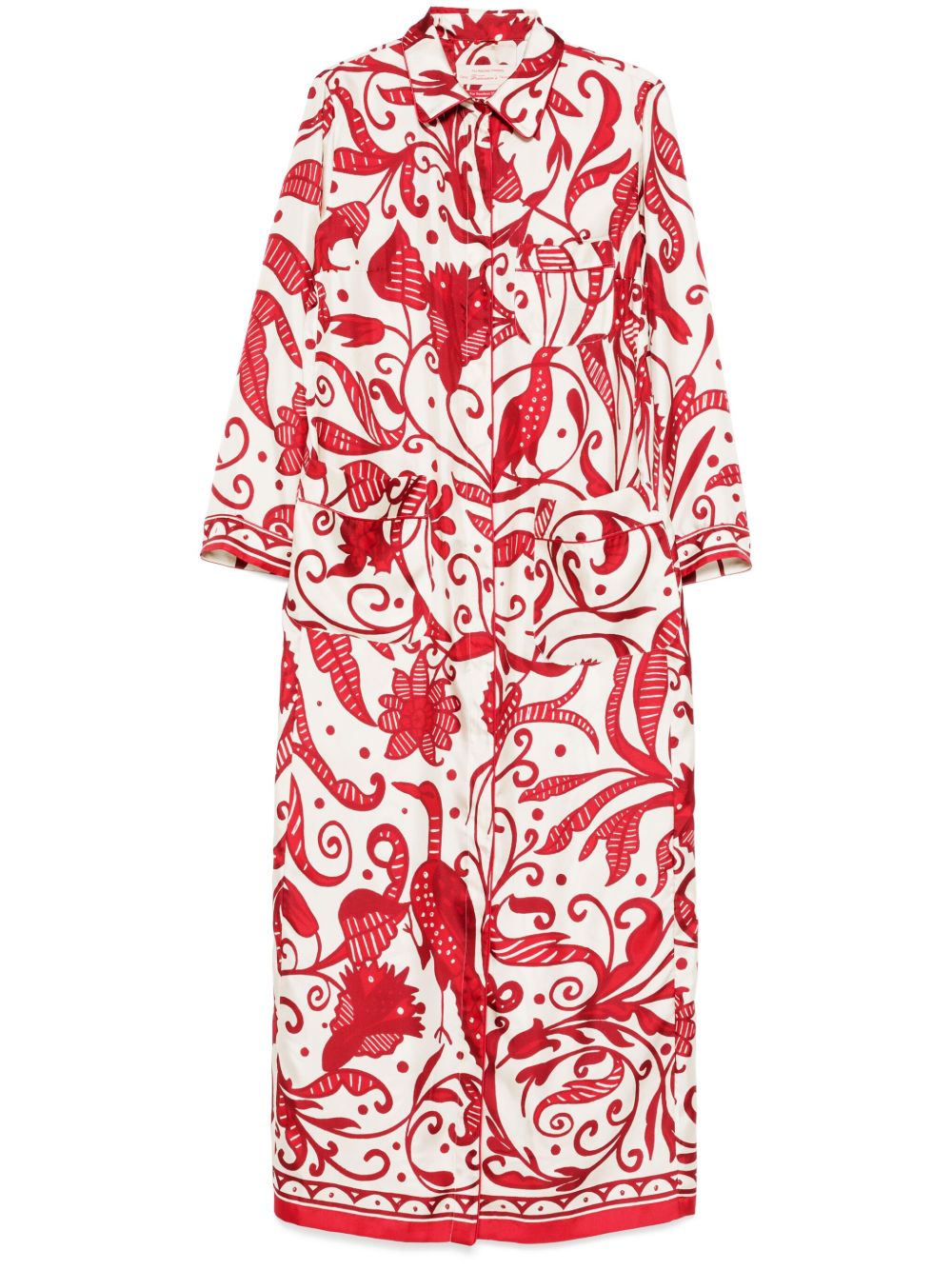 F.R.S . F.R.S. Silk crepe long kaftan dress F.R.S .