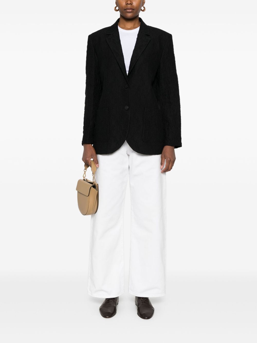 Harris Wharf London wrinkled blazer Harris Wharf London