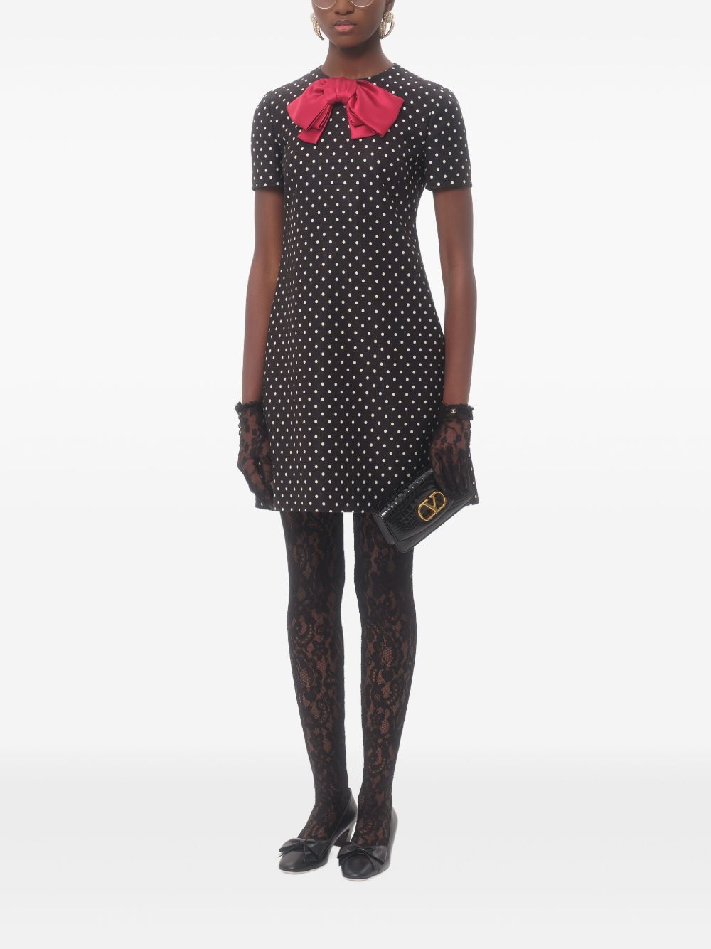 Valentino mini dress with bow Valentino