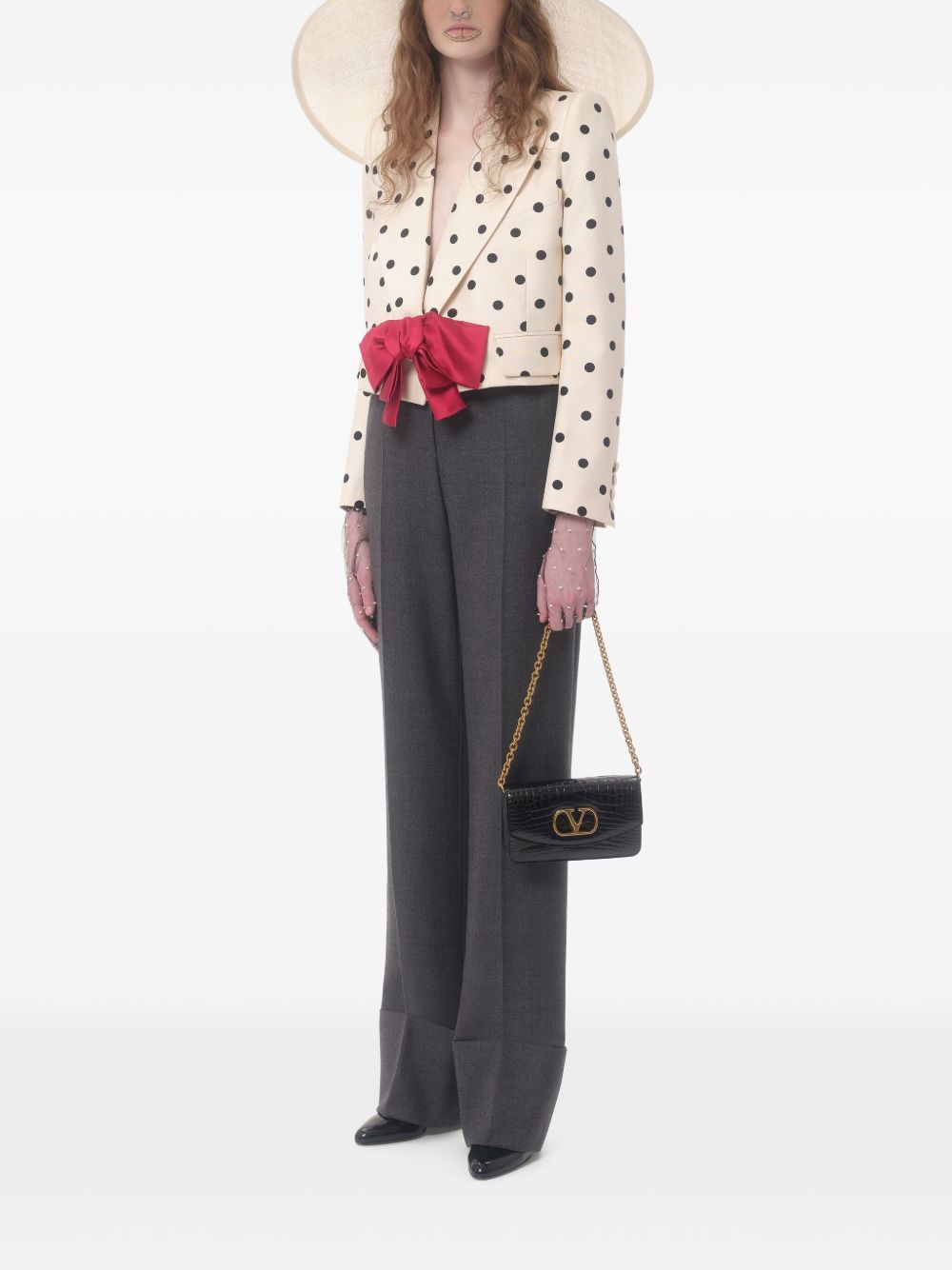 Valentino shantung blazer Valentino