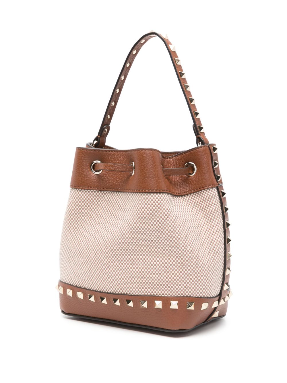 Valentino Garavani Rockstud canvas bucket bag Valentino Garavani