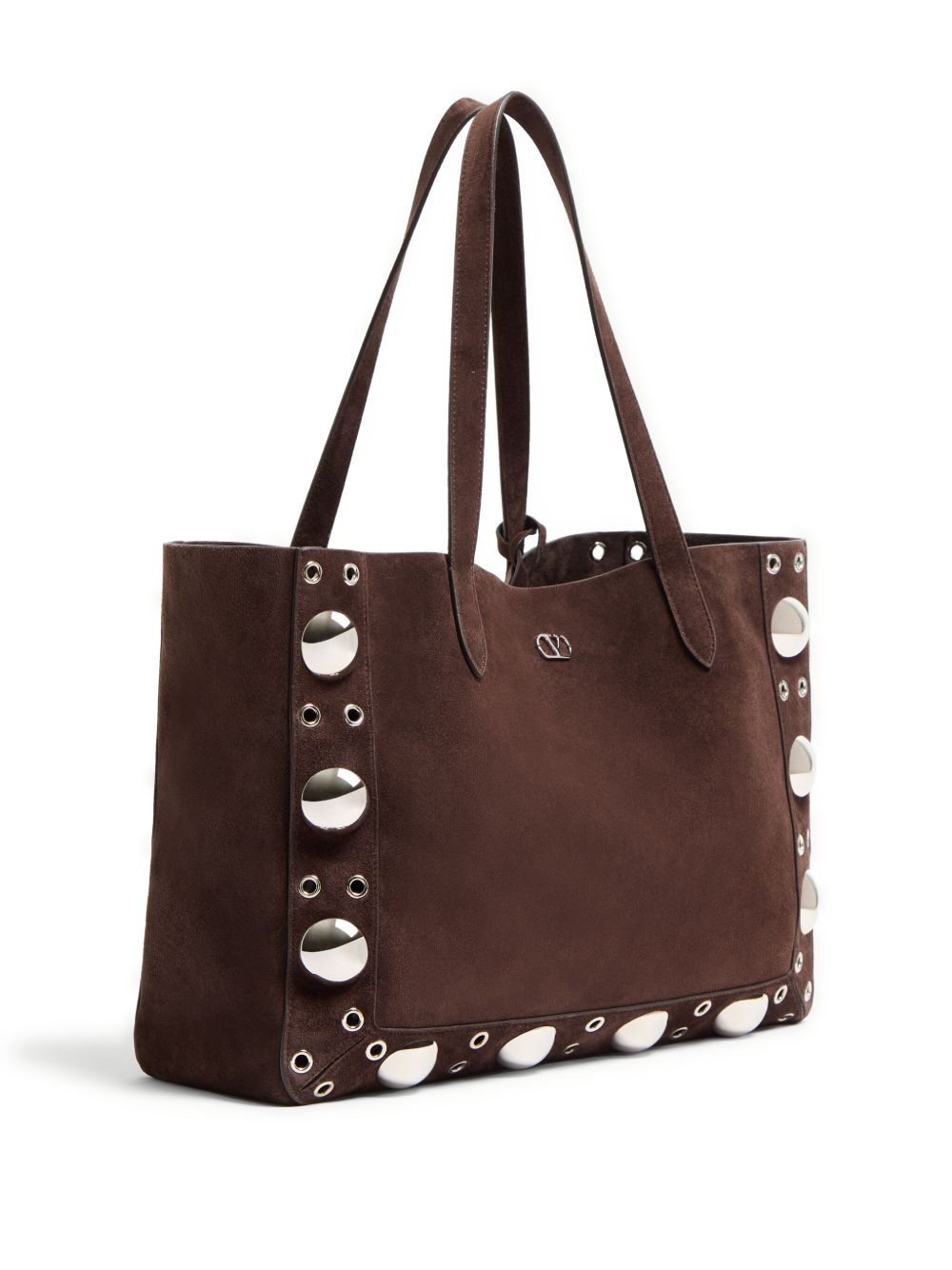 Valentino Garavani Medium Nellcôte Suede Shopping Bag Valentino Garavani